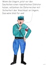 Cartoon: K und K (small) by Stefan von Emmerich tagged corona,ungarn,diktatur,anschluss,österreich,großdeutschland