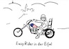 Cartoon: Wind in den Haaren (small) by Stefan von Emmerich tagged easy,rider