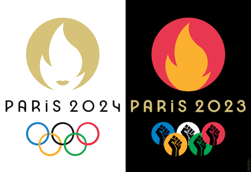 PARIS RIOTS OLYMPICS