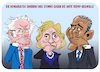 Cartoon: Stille Demokraten (small) by NEM0 tagged democrats,democracy,protest,hillary,clinton,bernie,sanders,barak,obama,trump,riots,krawalle,nemo,nem0