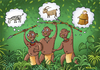 Cartoon: Food (small) by elihu tagged food,canibal,jungle