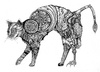 Cartoon: cat (small) by Battlestar tagged cat,tiere,animals,illustration,katze,mechaniccs,mechanik,natur,nature,technik