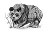Cartoon: panda (small) by Battlestar tagged panda animals tiere