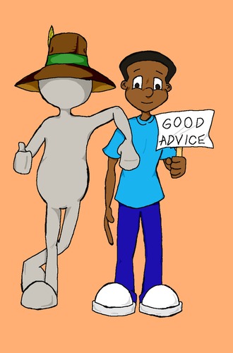 Cartoon: Good Advice (medium) by Shantrey17 tagged dynomite,johnson,good,advice