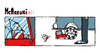 Cartoon: McArroni nr. 57 (small) by julianloa tagged mcarroni,mobile,phone,driving,crash