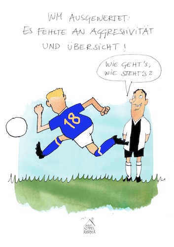 Cartoon: DFB (medium) by Koppelredder tagged wm,katar,wm2022,dfb,dfbteam,deutschland,japan,spielstand,taktik,niederlage,wm,katar,wm2022,dfb,dfbteam,deutschland,japan,spielstand,taktik,niederlage