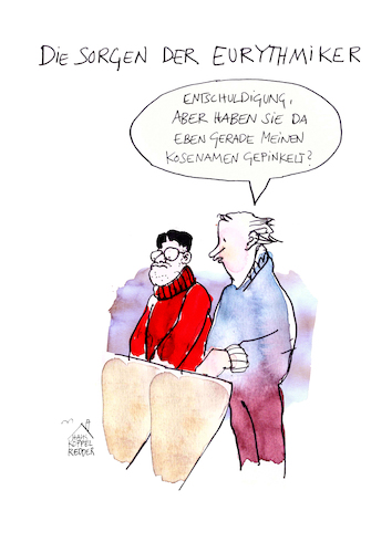 Cartoon: Eurhytmie (medium) by Koppelredder tagged eurythmie,waldorf,waldorfpädagogik,steiner,rudolfsteiner,namen,kosenamen,tanzen,namentanzen,pissoir,urin,eurythmie,waldorf,waldorfpädagogik,steiner,rudolfsteiner,namen,kosenamen,tanzen,namentanzen,pissoir,urin