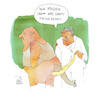 Cartoon: Darmfauna (small) by Koppelredder tagged darm,gesundheit,patient,arzt,darmflora,flora,fauna,elefant,rüssel