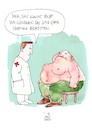Cartoon: Gendern (small) by Koppelredder tagged gendern,bier,brüste,übergewicht,ängste,projektionen,afd,wutbürger,homophobie,arzt,patient