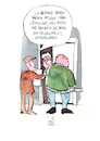 Cartoon: Pflege (small) by Koppelredder tagged pflege,pflegekind,ups,lieferservice,neonazi,nazi,skinhead,bier,umtopfen