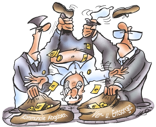 Cartoon: Abgabenerhöhung (medium) by HSB-Cartoon tagged abgaben,steuern,gebühren,politik,bürger,versorger,versorgungsträger,energieanbieter,stadtwerke,umlage,umlagefinanzierung,kommune,grundsteuer,hundesteuer,abwassergebühren,müllgebühren,steuerverschwendung,steuereinnaqhmen,haushaltsausgleich,kämmerei,kämmerer,finanzen,finanzverwaltung,geld,einnahme,abgaben,steuern,gebühren,politik,bürger,versorger,versorgungsträger,energieanbieter,stadtwerke,umlage,umlagefinanzierung,kommune,grundsteuer,hundesteuer,abwassergebühren,müllgebühren,steuerverschwendung,steuereinnaqhmen,haushaltsausgleich,kämmerei,kämmerer,finanzen,finanzverwaltung,geld,einnahme