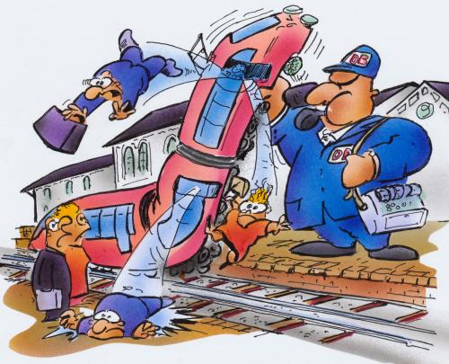 Cartoon: Bundesbahn (medium) by HSB-Cartoon tagged db,bahn,bundesbahn,fahrgast,bahnhof,zug,eisenbahn,db,deutsche bahn,bundesbahn,bahn,zug,reise,verreisen,ferien,urlaub,verkehr,verkehrsmittel,passagiere,kunden,kunde,service,bahnhof,eisenbahn,fahrgast,rauswurf,hartmut mehdorn,deutsche,hartmut,mehdorn