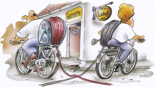 Cartoon: E-Bikefahrer (medium) by HSB-Cartoon tagged ebike,elektrobike,elektrofahrrad,fahrrad,fahrradfahrer,bike,radler,radfahrer,radfahrweg,radeln,karikatur,karikaturist,karikaturzeichner,radtour,strom,energie,stromanschluß,stromanschluss,ladestation,generator,fahrradbatterie,batteriebetrieb,gaststätte,lokal,kneipe,aussengastronomie,radfahrerin,dynamo,stromkabel,kabeltrommel,volt,watt,biker,damenrad,herrenrad,mountainbike,pedelec,hollandrad,ebike,elektrobike,elektrofahrrad,fahrrad,fahrradfahrer,bike,radler,radfahrer,radfahrweg,radeln,karikatur,karikaturist,karikaturzeichner,radtour,strom,energie,stromanschluß,stromanschluss,ladestation,generator,fahrradbatterie,batteriebetrieb,gaststätte,lokal,kneipe,aussengastronomie,radfahrerin,dynamo,stromkabel,kabeltrommel,volt,watt,biker,damenrad,herrenrad,mountainbike,pedelec,hollandrad