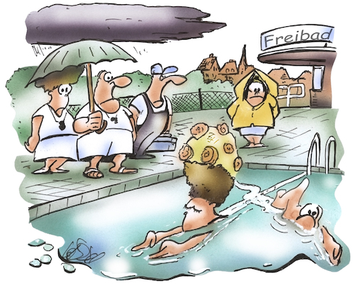 Cartoon: Freibad (medium) by HSB-Cartoon tagged freibad,schwimmen,pool,badeanstalt,sommer,wetter,bademeister,badegast,badevergnügen,warm,kalt,sommerzeit,regen,regenwolke,kühle,swimmingpool,freischwimmer,freibad,schwimmen,pool,badeanstalt,sommer,wetter,bademeister,badegast,badevergnügen,warm,kalt,sommerzeit,regen,regenwolke,kühle,swimmingpool,freischwimmer