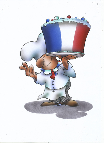 Cartoon: french cuisine (medium) by HSB-Cartoon tagged french,france,frankreich,cuisine,kitchen,cooking,cake,französiche,küche,koch,chef,meal,eating,dinner,essen,kuchen,torte,küchenchef,gastroonomie,baker,bakery,bäcker,cartoon,caricature,french,france,frankreich,cuisine,kitchen,cooking,cake,französiche,küche,koch,chef,meal,eating,dinner,essen,kuchen,torte,küchenchef,gastroonomie,baker,bakery,bäcker,cartoon,caricature