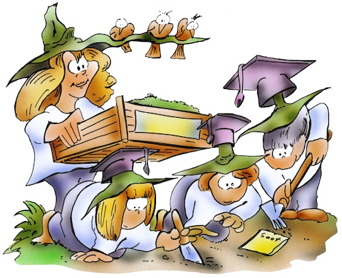 Cartoon: gardening with kids (medium) by HSB-Cartoon tagged garden,gardening,courtyard,cottage,vegetable,plants,flower,herb,spade,rake,hoe,trimmer,lawn,dig,cultivate,garten,gärtnern,gartenarbeit,harke,spaten,setzlinge,gärtnerei,cartoon,cartoonmotiv,cartoonzeichner,cartoonist,airbrush,garden,gardening,courtyard,cottage,vegetable,plants,flower,herb,spade,rake,hoe,trimmer,lawn,dig,cultivate,garten,gärtnern,gartenarbeit,harke,spaten,setzlinge,gärtnerei,cartoon,cartoonmotiv,cartoonzeichner,cartoonist,airbrush