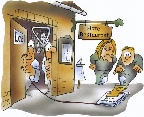 Cartoon: Gastronomienachwuchs (medium) by HSB-Cartoon tagged gastronomie,gasthaus,gastwirtschaft,kneipe,lokal,restaurant,gastronom,wirt,kellner,kellnerin,karikatur,cartoon,kock,küche,speisekarte,hotel,hotelier,gastgewerbe,gaststättenbranche,ausbildung,karikaturist,lehre,lehrling,köchin,küchenhilfe,ausbildungsvertrag,lehrstelle,ausbildungsstelle,gastronomie,gasthaus,gastwirtschaft,kneipe,lokal,restaurant,gastronom,wirt,kellner,kellnerin,karikatur,cartoon,kock,küche,speisekarte,hotel,hotelier,gastgewerbe,gaststättenbranche,ausbildung,karikaturist,lehre,lehrling,köchin,küchenhilfe,ausbildungsvertrag,lehrstelle,ausbildungsstelle