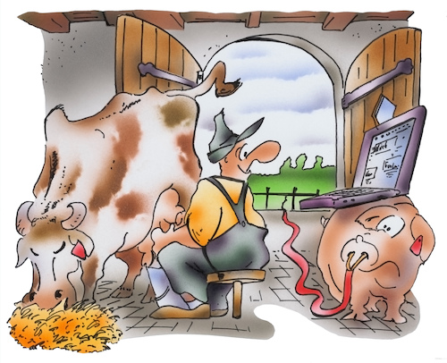 Cartoon: Glasfaserausbau (medium) by HSB-Cartoon tagged glasfaser,glasfaserausbau,glasfaseranschluß,breitband,breitbandausbau,landwirt,landwirtschaft,agrar,kuhstall,kuh,schweine,bauernhof,landhaus,stall,pc,internet,surven,cartoon,karikatur,internetversorgiung,url,www,telekommunikation,telekom,glasfaser,glasfaserausbau,glasfaseranschluß,breitband,breitbandausbau,landwirt,landwirtschaft,agrar,kuhstall,kuh,schweine,bauernhof,landhaus,stall,pc,internet,surven,cartoon,karikatur,internetversorgiung,url,www,telekommunikation,telekom