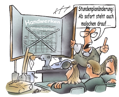 Handwerk auf dem Lehrplan