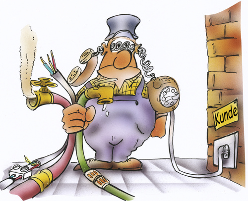 Handwerker Von Hsb Cartoon Forschung Technik Cartoon Toonpool