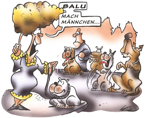 Cartoon: Hundeerziehung (medium) by HSB-Cartoon tagged hund,hundehalter,herrchen,frauchen,hundeschule,hundeerziehung,hundeausbildung,hundecoach,boxer,pudel,dackel,schäferhund,spitz,hundetraining,hundetrainer,golden,retriever,jagdhund,kampfhund,mops,bobtail,hund,hundehalter,herrchen,frauchen,hundeschule,hundeerziehung,hundeausbildung,hundecoach,boxer,pudel,dackel,schäferhund,spitz,hundetraining,hundetrainer,golden,retriever,jagdhund,kampfhund,mops,bobtail