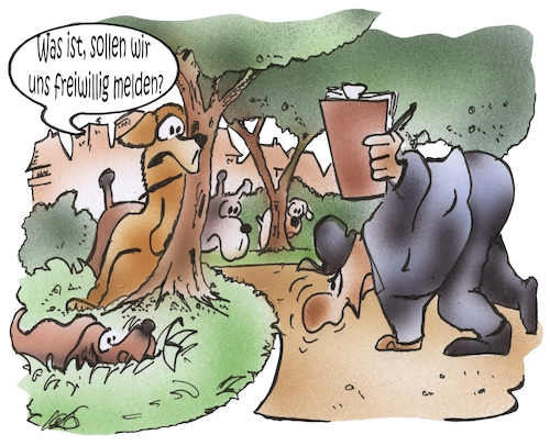 Cartoon: Hundekontrolle (medium) by HSB-Cartoon tagged hundekontrolle,hundekontrolleur,steuerpflicht,hundesteuer,hundeabgabe,hundehalter,hunderegistrierung,hunderegister,spürhund,suchen,schnüffeln,hundebesitzer,ordnungsamt,hundesuche,hundekontrolle,hundekontrolleur,steuerpflicht,hundesteuer,hundeabgabe,hundehalter,hunderegistrierung,hunderegister,spürhund,suchen,schnüffeln,hundebesitzer,ordnungsamt,hundesuche