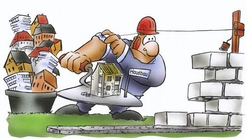 Cartoon: Immobilien boom (medium) by HSB-Cartoon tagged bau,baustelle,bauboom,immobilien,niedrigzinsphase,baukredit,hausbau,haus,häuser,mietshaus,mietobjekt,geldanlage,hauskredit,bauzinsen,bauherr,mauer,mauerwerk,häuslebauer,maurer,hochhaus,einfamilienhaus,villa,bau,baustelle,bauboom,immobilien,niedrigzinsphase,baukredit,hausbau,haus,häuser,mietshaus,mietobjekt,geldanlage,hauskredit,bauzinsen,bauherr,mauer,mauerwerk,häuslebauer,maurer,hochhaus,einfamilienhaus,villa