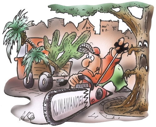 Cartoon: Klimabaum (medium) by HSB-Cartoon tagged klima,klimawandel,baum,bäume,baumfällung,motorsäge,palme,kakteen,kaktus,klimaresistent,neuanpflanzung,bauhof,natur,umwelt,altholz,baumschutz,baumschutzsatzung,stadtbild,klima,klimawandel,baum,bäume,baumfällung,motorsäge,palme,kakteen,kaktus,klimaresistent,neuanpflanzung,bauhof,natur,umwelt,altholz,baumschutz,baumschutzsatzung,stadtbild