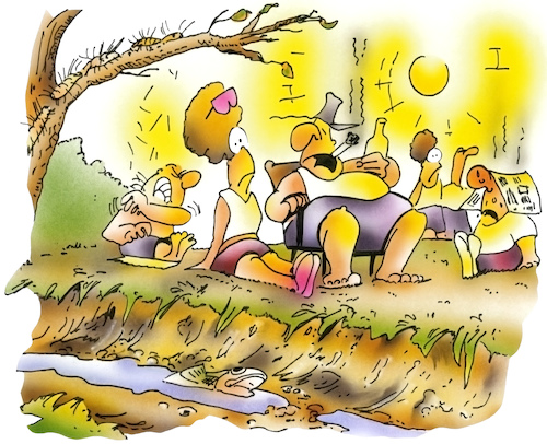 Cartoon: Klimawandel (medium) by HSB-Cartoon tagged klimawandel,sommer,sommerhitze,hitzewelle,rekordtemperatur,rekordsommer,umwelt,umweltzerstörung,trockenheit,naturzerstörung,treibhaus,sonne,wetterlage,hochdruckgebiet,freizeitverhalten,klimaleugner,klimaschutz,cartoon,cartoonzeichner,klimawandel,sommer,sommerhitze,hitzewelle,rekordtemperatur,rekordsommer,umwelt,umweltzerstörung,trockenheit,naturzerstörung,treibhaus,sonne,wetterlage,hochdruckgebiet,freizeitverhalten,klimaleugner,klimaschutz,cartoon,cartoonzeichner