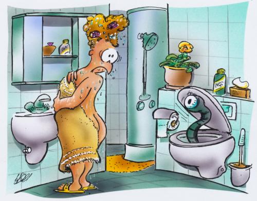 Cartoon: Kontrolluntersuchung (medium) by HSB-Cartoon tagged kanal,frau,bad,toilette,stadt,gemeinde,untersuchung,kontrolle,überwachung,datenschutz,privatsphäre,öffentlichkeit,big brother,untersuchung,toilette,bad,frau,abwasserkanäle,abwasser,kanalisation,kamera,kamerafahrt,technik,staat,kontrollstaat,überwachungsstaat,big,brother