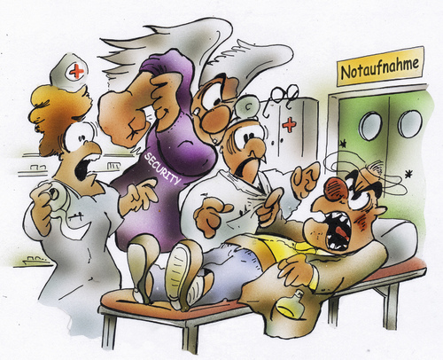 Cartoon: Notaufnahme (medium) by HSB-Cartoon tagged krankenhaus,hospital,notaufnahme,krankenschwester,arzt,chirug,patient,engel,schutzengel,op,operation,notarzt,notfall,behandlung,krankentransport,klinik,emergency,alkohol,sekurity,security,sicherheit,sicherheitspersonal,krankenhaus,hospital,notaufnahme,krankenschwester,arzt,chirug,patient,engel,schutzengel,op,operation,notarzt,notfall,behandlung,krankentransport,klinik,emergency,alkohol,sekurity,security,sicherheit,sicherheitspersonal