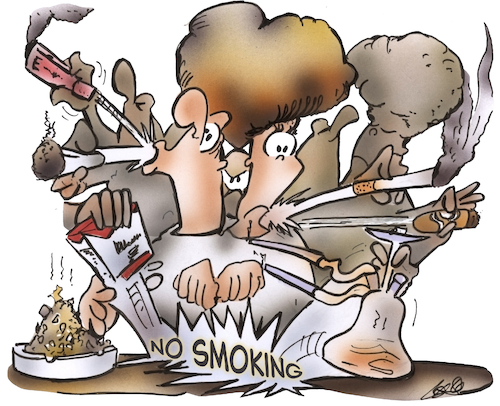 Cartoon: Rauchfrei (medium) by HSB-Cartoon tagged raucher,rauchutensilien,zigarette,zigarettenqualm,sucht,zigarettensucht,nichtraucher,zigarre,shisha,tabak,tabakware,shishatabak,rauchfrei,ascher,aschenbecher,raucherecke,raucherbedarf,raucher,rauchutensilien,zigarette,zigarettenqualm,sucht,zigarettensucht,nichtraucher,zigarre,shisha,tabak,tabakware,shishatabak,rauchfrei,ascher,aschenbecher,raucherecke,raucherbedarf
