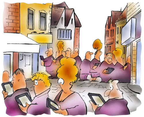 Cartoon: Smartphone (medium) by HSB-Cartoon tagged application,city,message,mobil,phone,smartphone,society,town,waiting,line,airbrush,app,apps,gesellschaft,handy,handysucht,hsb,information,internet,kopf,runter,lokalkarikatur,mobile,dienste,mobilität,nachricht,sucht,tablet,verhalten,warten,warteschlange,application,city,message,mobil,phone,smartphone,society,town,waiting,line,airbrush,app,apps,gesellschaft,handy,handysucht,hsb,information,internet,kopf,runter,lokalkarikatur,mobile,dienste,mobilität,nachricht,sucht,tablet,verhalten,warten,warteschlange