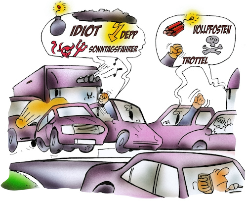 Cartoon: Verkehrsteilnehmer (medium) by HSB-Cartoon tagged agressive,car,cars,mobility,traffic,aggression,aggressivität,agression,agressivität,airbrush,auto,autobahn,autofahrer,autos,beleidigen,beleidigung,beschimpfen,beschimpfung,bundesstraße,cartoon,diabolisch,drängeln,fahrer,fahrverhalten,fernfahrer,handy,hsb,hsbcartoon,hupe,hupen,illustration,karikatur,landstraße,lichthupe,linksfahrer,lkw,lokalkarikatur,rasen,raser,rechtsfahrer,schleichen,schleicher,smartphone,sonntagsfahrer,sprinter,strafbar,strafe,straße,teufel,transporter,verkehr,verkehrssituation,verkehrsteilnehmer,vielfahrer,überholen,agressive,car,cars,mobility,traffic,aggression,aggressivität,agression,agressivität,airbrush,auto,autobahn,autofahrer,autos,beleidigen,beleidigung,beschimpfen,beschimpfung,bundesstraße,cartoon,diabolisch,drängeln,fahrer,fahrverhalten,fernfahrer,handy,hsb,hsbcartoon,hupe,hupen,illustration,karikatur,landstraße,lichthupe,linksfahrer,lkw,lokalkarikatur,rasen,raser,rechtsfahrer,schleichen,schleicher,smartphone,sonntagsfahrer,sprinter,strafbar,strafe,straße,teufel,transporter,verkehr,verkehrssituation,verkehrsteilnehmer,vielfahrer,überholen