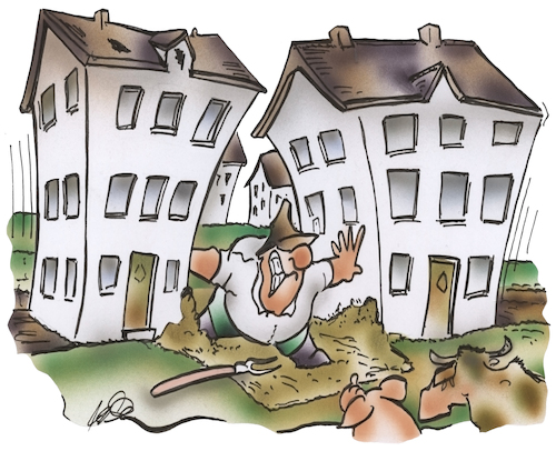 Cartoon: Versiegelungsflächen (medium) by HSB-Cartoon tagged bauland,baugrundstück,acker,ackerfläche,baugebiet,stadtentwicklung,bauboom,bauerwartungsland,bebauungsplan,gewerbegebiete,versiegelungsfläche,baupolitik,bauernhof,landleben,siedlungspolitik,bauland,baugrundstück,acker,ackerfläche,baugebiet,stadtentwicklung,bauboom,bauerwartungsland,bebauungsplan,gewerbegebiete,versiegelungsfläche,baupolitik,bauernhof,landleben,siedlungspolitik