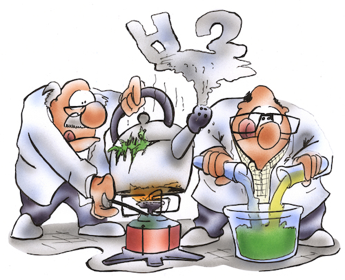 Cartoon: Wasserstoffforschung (medium) by HSB-Cartoon tagged wasserstoff,wasserstoffforschung,wissenschaft,wissenschaftler,chemiker,energie,energieträger,umwelt,zukunftsenergie,öko,ökologie,natur,h2o,forschungsabteilung,labor,professor,karrikatur,karikatur,wasserkocher,grüneenergie,cartoon,wasserstoff,wasserstoffforschung,wissenschaft,wissenschaftler,chemiker,energie,energieträger,umwelt,zukunftsenergie,öko,ökologie,natur,h2o,forschungsabteilung,labor,professor,karrikatur,karikatur,wasserkocher,grüneenergie,cartoon