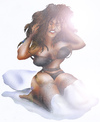 Cartoon: after a strong night (small) by HSB-Cartoon tagged girl,woman,female,sex,sexy,dessous,love,airbrush,airbrushillustration,pinupgirl,pinup