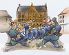 Cartoon: Bürger in die Mangel (small) by HSB-Cartoon tagged bürger,steuer,abgabe,politik,steuerzahler