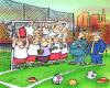 Cartoon: Der Abwehrriegel (small) by HSB-Cartoon tagged sport,fussball,soccer,