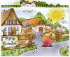 Cartoon: Ferienhof (small) by HSB-Cartoon tagged bauer bauernhof farm farmer fkk freikörperkultur feien feriengast feriengäste ferienhof landwirtschaft landwirt cartoon karikatur airbrush
