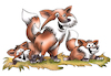 Cartoon: Fuchs (small) by HSB-Cartoon tagged fuchs,fox,rotfuchs,fuchsbau,jungfuchs,rüde,fähe,welpen,illustration,fuchsrevier,tollwut,cartoonmotiv