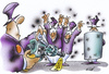 Cartoon: große Koalition (small) by HSB-Cartoon tagged politik,politiker,koalition,groko,stimmabgabe,votum,zugeständnisse,debatte,spd,cdu,csu,revolver,colt,pistole,bundestag,kanzler,minister