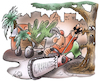 Cartoon: Klimabaum (small) by HSB-Cartoon tagged klima,klimawandel,baum,bäume,baumfällung,motorsäge,palme,kakteen,kaktus,klimaresistent,neuanpflanzung,bauhof,natur,umwelt,altholz,baumschutz,baumschutzsatzung,stadtbild