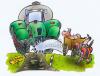 Cartoon: Landwirtschaftliche Wege (small) by HSB-Cartoon tagged agrar landwirtschaft bauern traktor trecker maschine strasse wirtschaftsweg felder wiesen verkehr