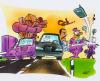 Cartoon: mobile phone (small) by HSB-Cartoon tagged telephone,handy,car,driver,police