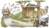 Cartoon: Radfahrmessies (small) by HSB-Cartoon tagged radfahrer,radfahren,radler,fahrrad,müll,umwelt,abfall,verschmutzung,schutzhütte,ärger,radtour