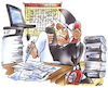 Cartoon: Ratsarbeit (small) by HSB-Cartoon tagged rat,ratsherr,ratsfrau,gemeinderat,stadtrat,kommunalpolitik,stress,gemeindepolitik,politiker,ratsarbeit,fraktionssitzung,partei,lokalpollitiker,kommunalpolitiker,stadtverwaltung,ratsbeschluß,ratsvorlage,tagesordnungspunkt,ratsmehrheit,abstimmung,debatte,beratung,abstimmungsvorbereitung,tischvorlage,öffentlich,nichtöffentlich,parteimitglied,fraktionsausschuß