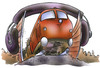 Cartoon: Schallschutz (small) by HSB-Cartoon tagged eisenbahn,schiene,schienenverkehr,lok,lokomootive,eisenbahnwagon,zug,züge,schallschutz,schallschutzmauer,verkehrslärm,autolärm,zuglärm,airbrushkarikatur