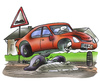 Cartoon: Strassenschwelle (small) by HSB-Cartoon tagged auto,strasse,strassenschwelle,strassenbuckel,verkehr,verkehrsberuhigung,raser,rowdy,verkehrsplanung