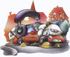 Cartoon: Verkehrslärmschutz (small) by HSB-Cartoon tagged verkehr,strasse,straße,verkehrslärm,strassenlärm,lärmschutz,kissen,auto,autoverkehr,innenstadt,stadtlärm,lärmeindämmung,traffic,street,road,noice,sound,car